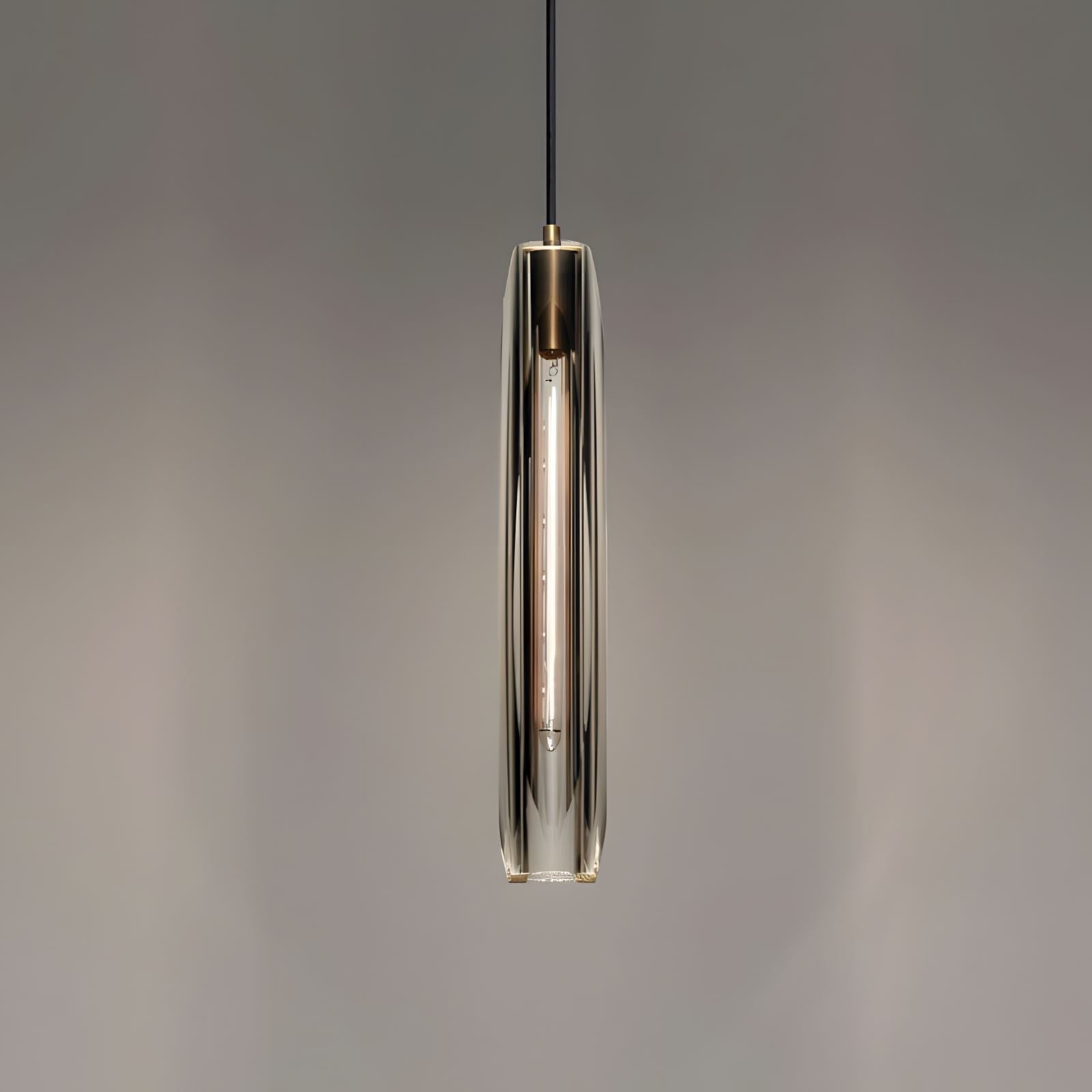 Post Moderne Messing Hanglamp Met K9 Kristal En Verstelbare Kabel | Sansoti