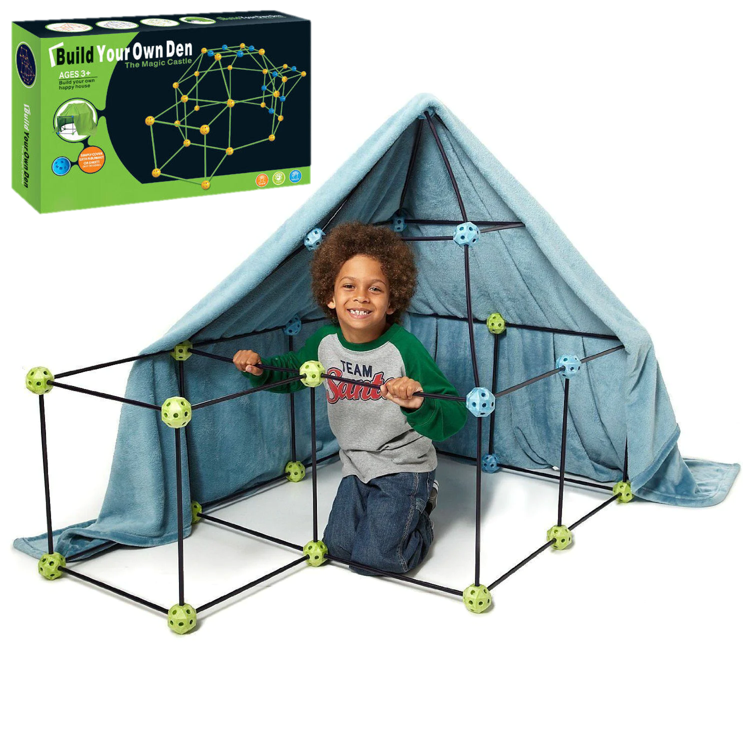 Bouwpakket Kinderen Speel Fort STEM 72 Of 144 Stuks Creatief | Sansoti