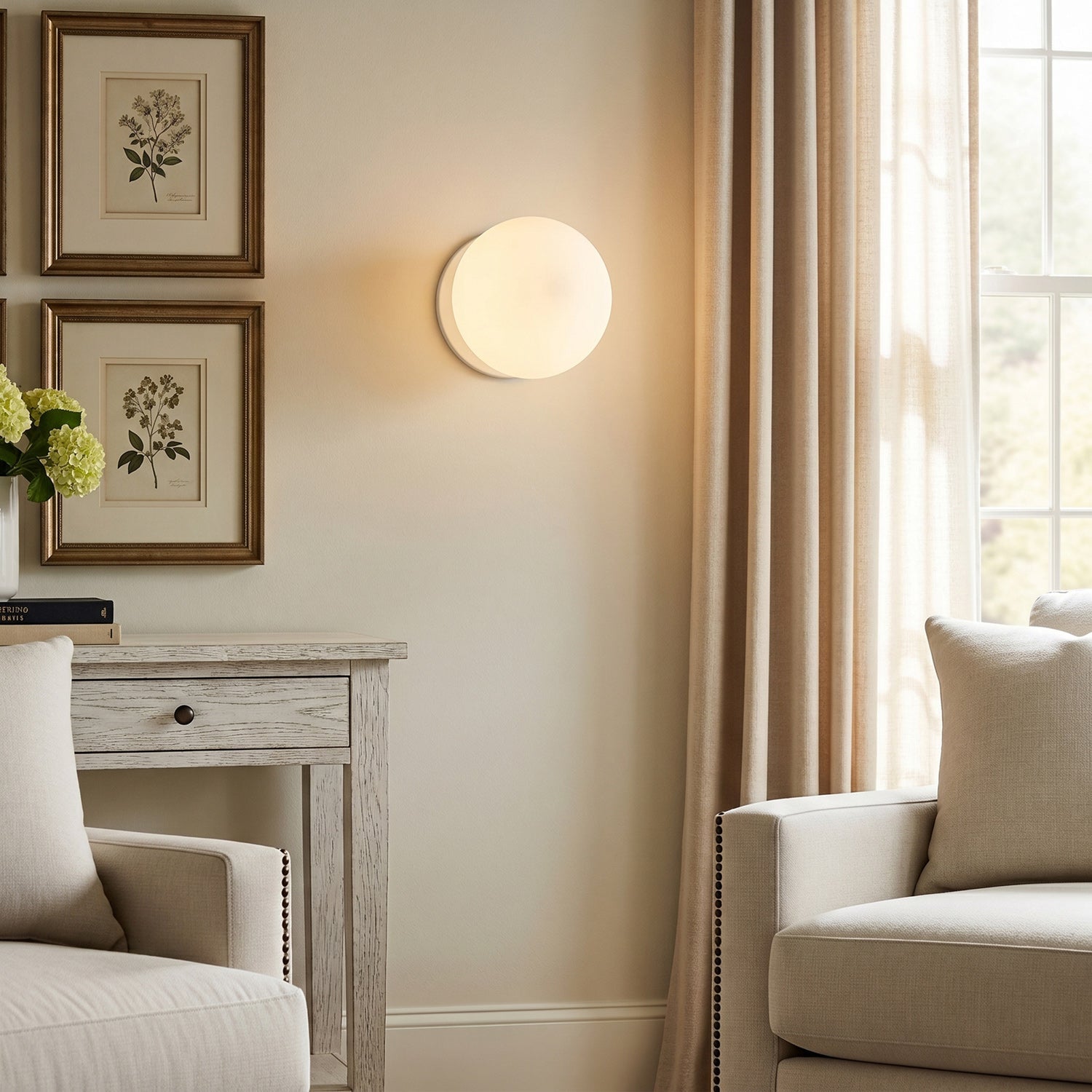 Glazen Wandlamp met Gouden of Zilveren Fitting – Modern Design voor Slaapkamer en Woonkamer | Sansoti