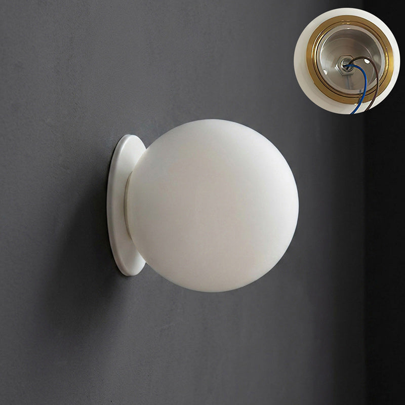 Glazen Wandlamp met Gouden of Zilveren Fitting – Modern Design voor Slaapkamer en Woonkamer | Sansoti