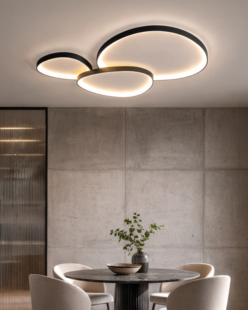 Pinnacle LED Plafondlamp – Minimalistische Moderne Plafondverlichting met Subtiele Verfijning | Sansoti