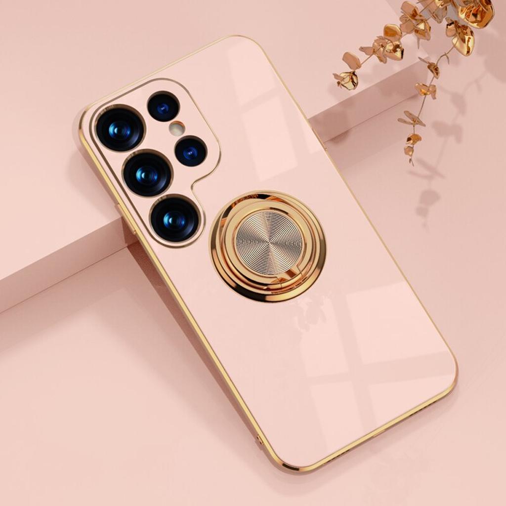 Phone Case with Ring Holder and Magnetic Car Mount Function for Samsung Galaxy Models Protective | Sansoti