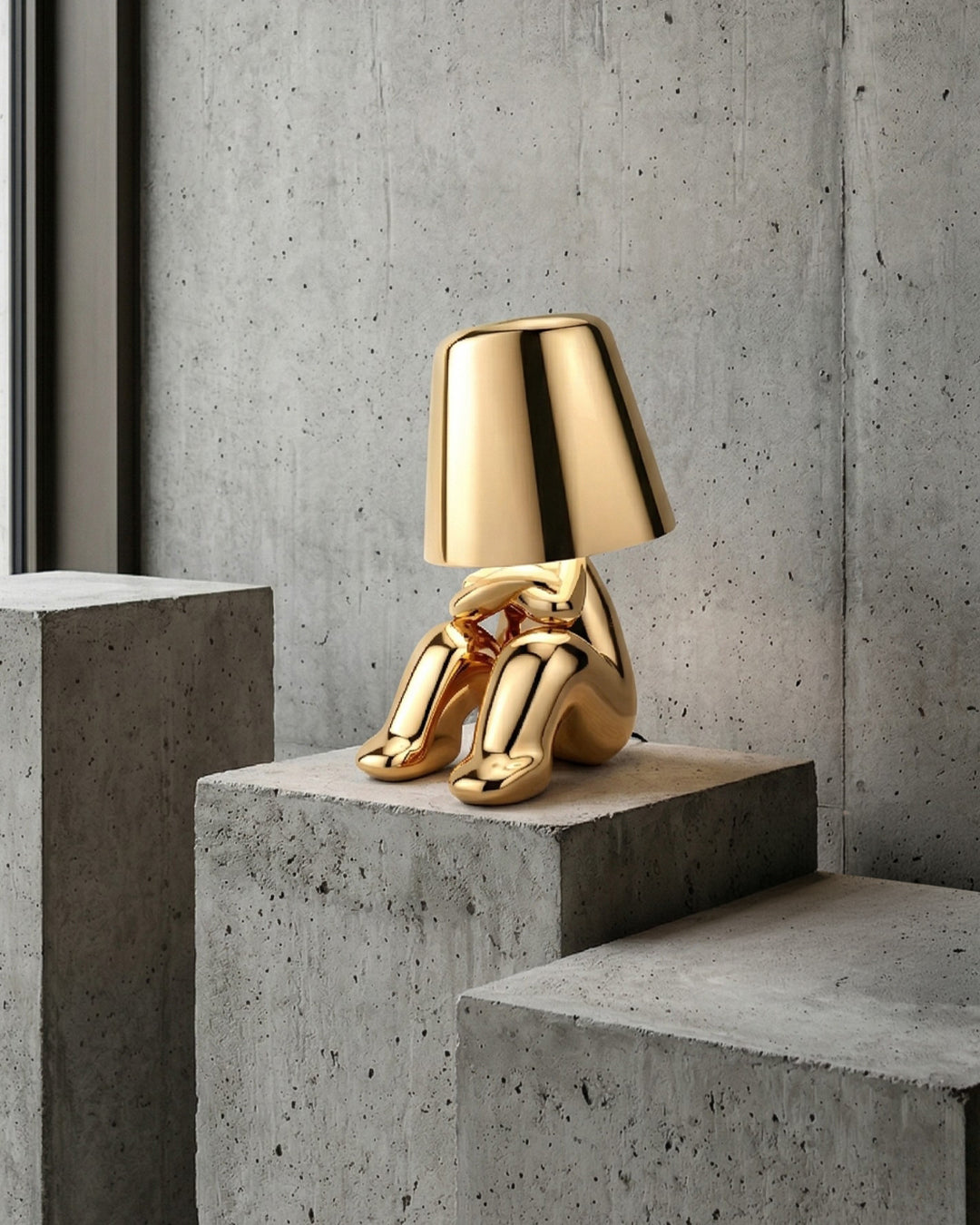 Metalen Tafellamp Sculptuur Figuur Sfeerlicht Touch Dimbaar LED Nachtlampje Goud Zilver Modern Design Decoratief | Sansoti
