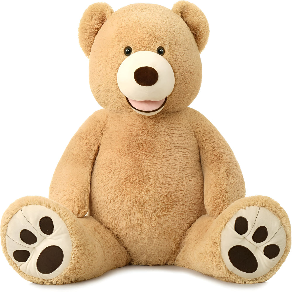 Grote Knuffelbeer Hoes | Zachte Pluche Teddybeer | Aanpasbare Vulling | Kinderen & Volwassenen | Sansoti