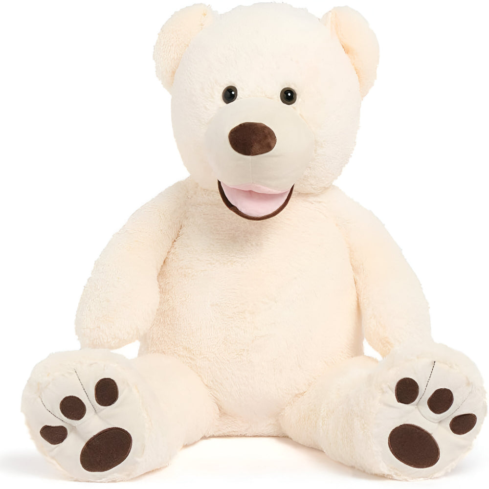Grote Knuffelbeer Hoes | Zachte Pluche Teddybeer | Aanpasbare Vulling | Kinderen & Volwassenen | Sansoti