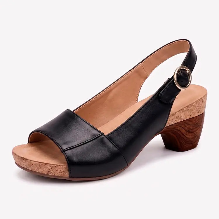 Dames Peep Toe Sandalen met Hak – Comfortabel & Stijlvol voor Elke Gelegenheid | Sansoti