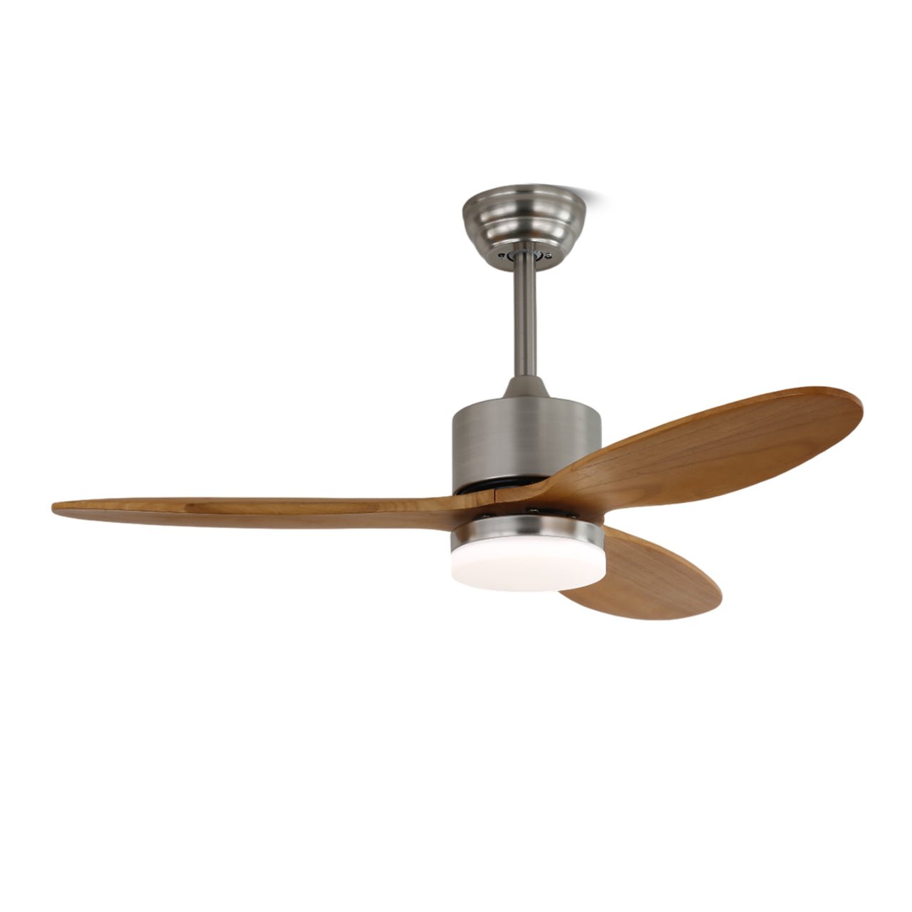 Elara Ceiling Fan with Lighting — Minimalist Design with Wooden Blades for Optimal Airflow | Sansoti