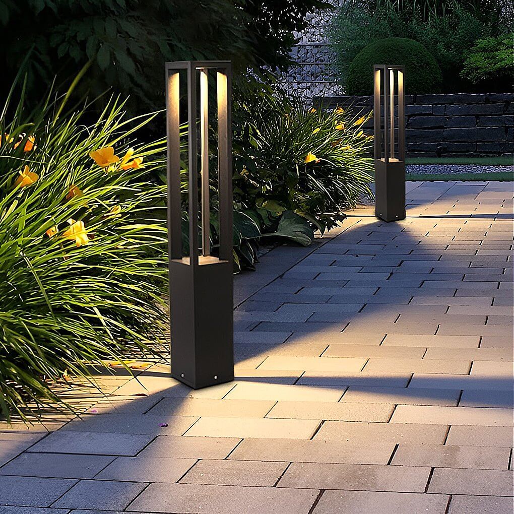 Standing Garden Lamp Aluminum Warm White IP54 for Paths and Driveways in Various Heights | Sansoti