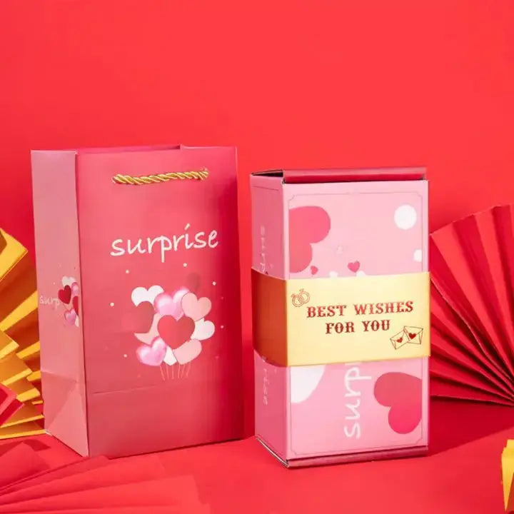 Pop-up Verrassing Geschenkdoos met Springende Boxjes – Verrassingscadeau voor Verjaardag Jubileum Valentijn | Sansoti