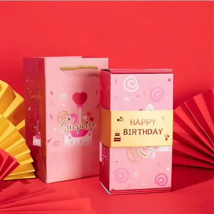 Pop-up Verrassing Geschenkdoos met Springende Boxjes – Verrassingscadeau voor Verjaardag Jubileum Valentijn | Sansoti