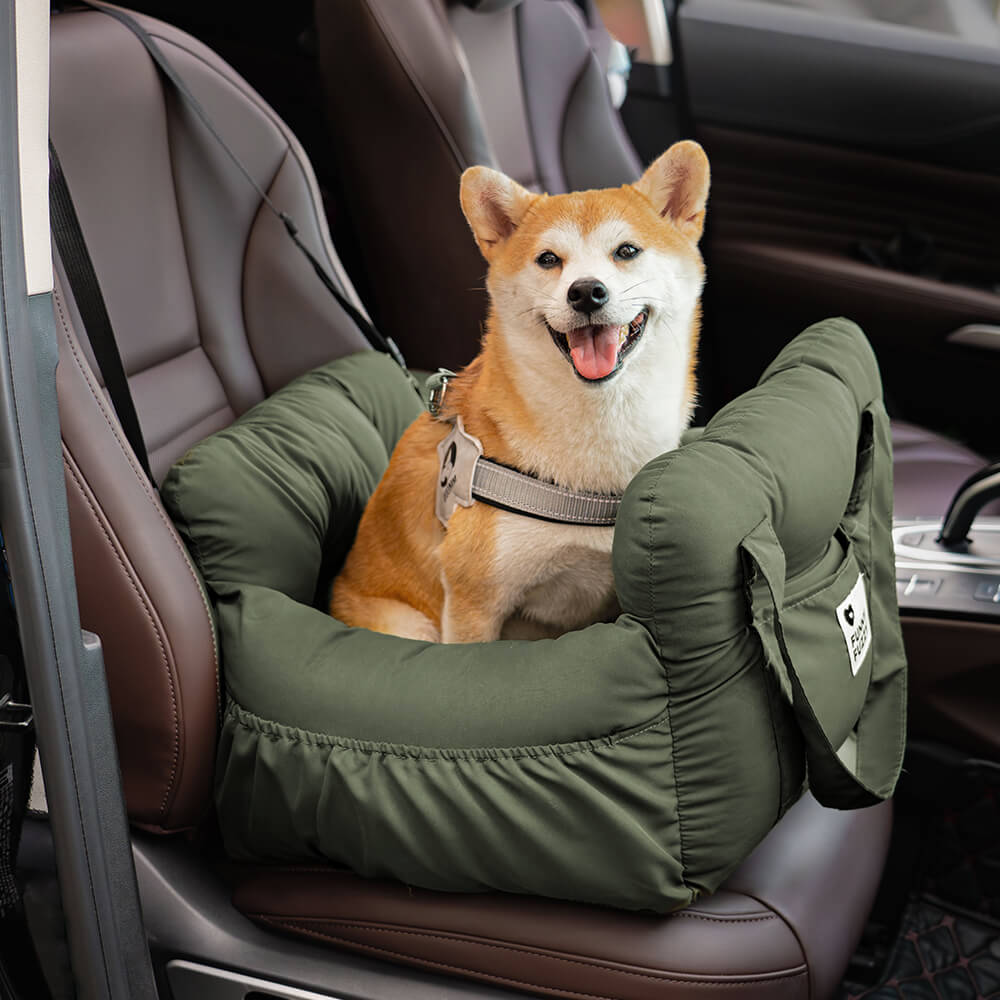 Hondenautostoel Draagbaar Reisbed Comfortabel Bolster Veilige Zetel voor Kleine Honden Katten Huisdieren | Sansoti