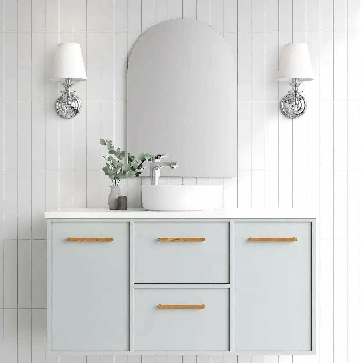 Vintage Wandlamp met Linnen Kap en Messing Armatuur – Retro Design voor Slaapkamer en Woonkamer | Sansoti