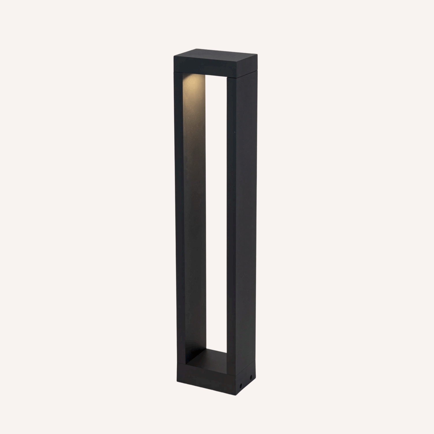 Lampadaire Extérieur LED 10W IP65 Aluminium Noir 60cm Jardin Allée Chemin Moderne
