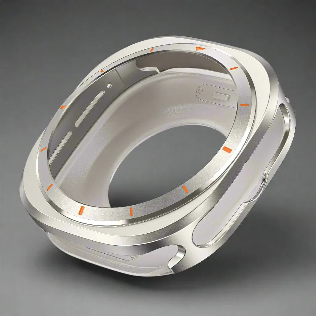 Smartwatch Protective Case Titanium Alloy 47mm Screen Housing Band Compatible Watch Accessory Stylish | Sansoti
