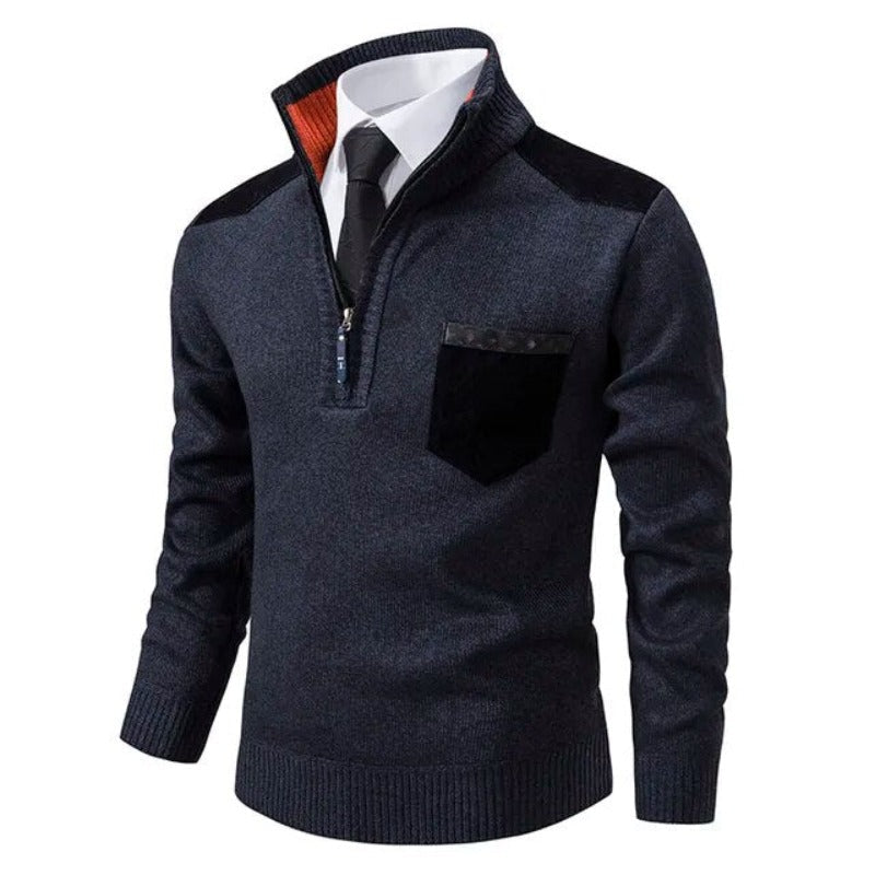 Pull homme en cachemire au design scandinave, chaleur intemporelle et confort, vêtement d’hiver élégant et haut de gamme | Sansoti