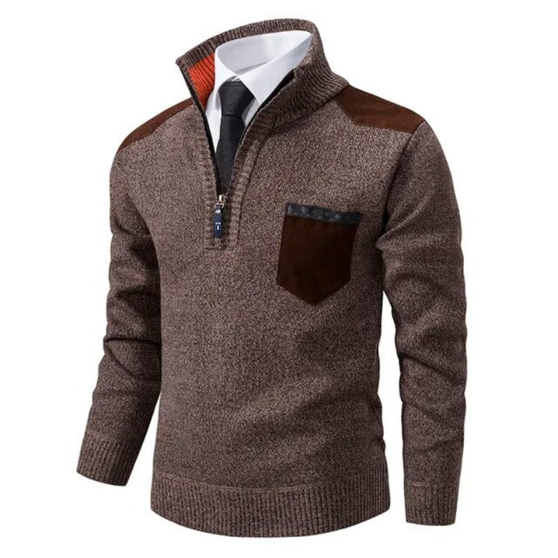 Pull homme en cachemire au design scandinave, chaleur intemporelle et confort, vêtement d’hiver élégant et haut de gamme | Sansoti