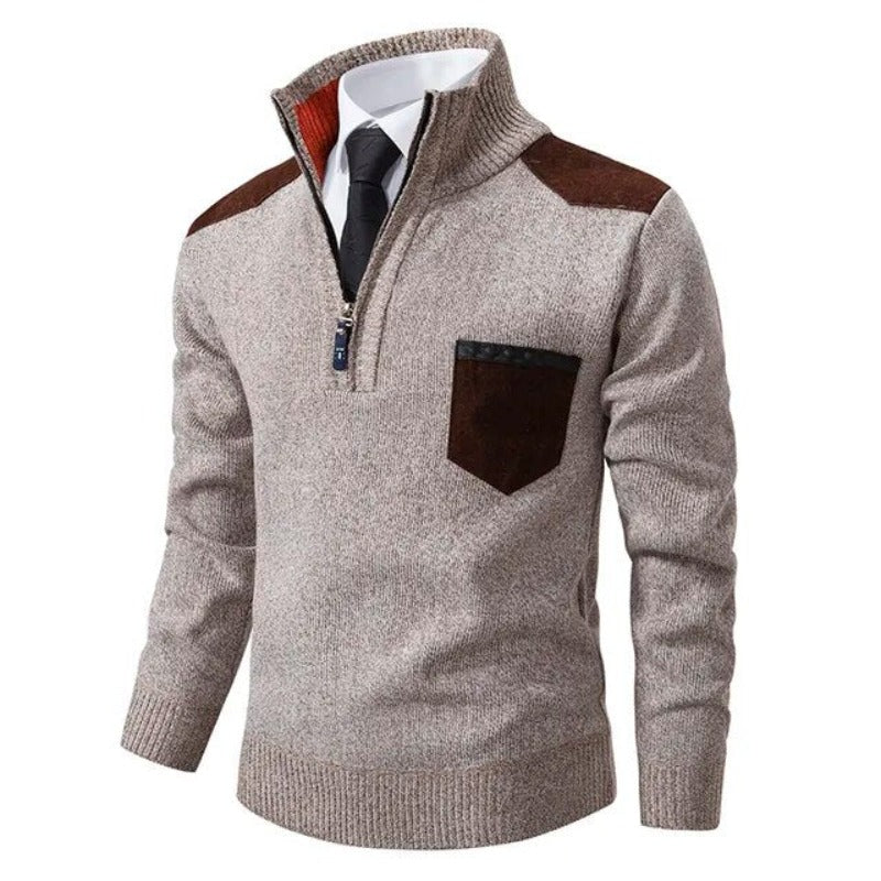 Pull homme en cachemire au design scandinave, chaleur intemporelle et confort, vêtement d’hiver élégant et haut de gamme | Sansoti