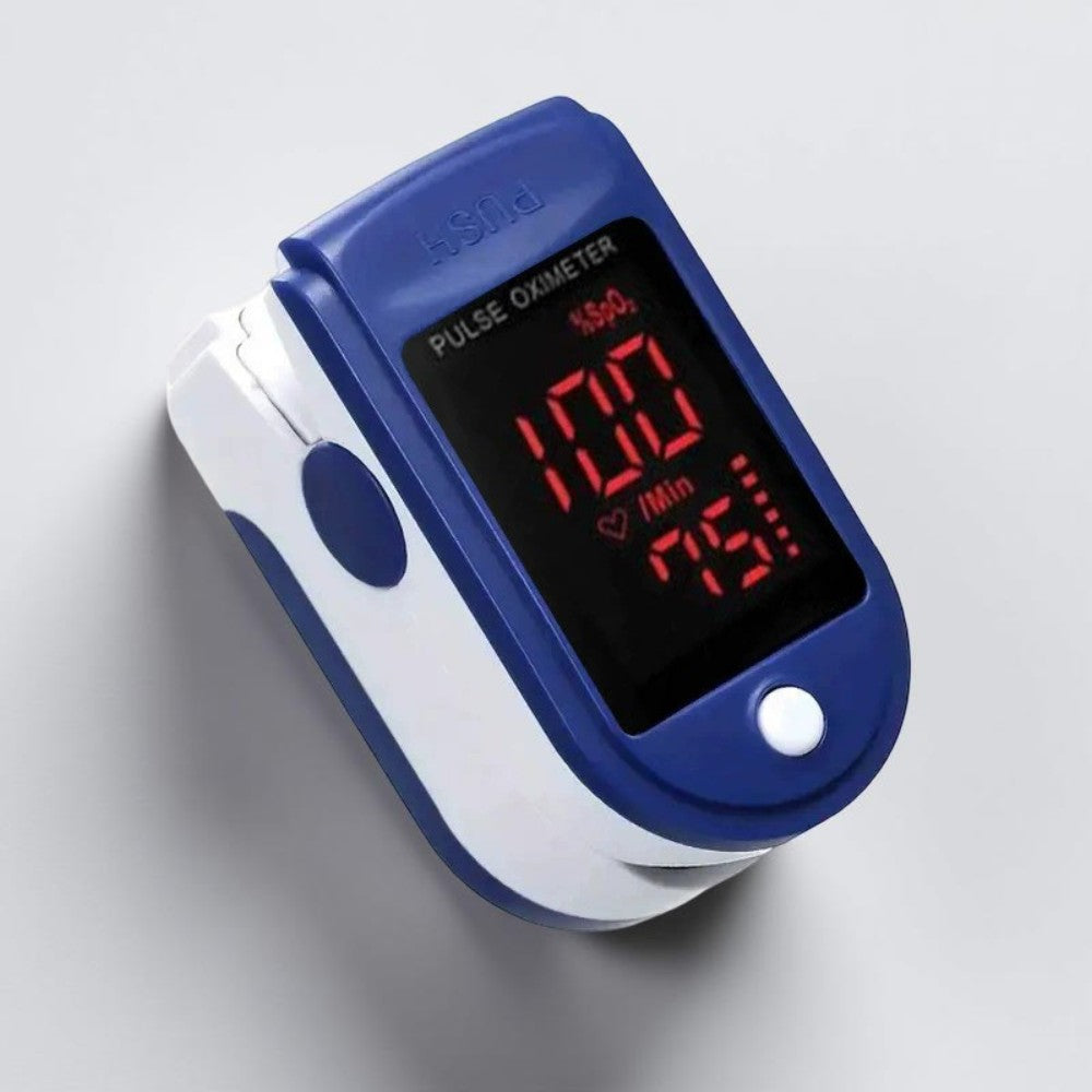 Vingerpulsoximeter Digitaal Saturatiemeter Hartslag Zuurstof Thuis Onderweg Gezondheidsmeting Compact | Sansoti