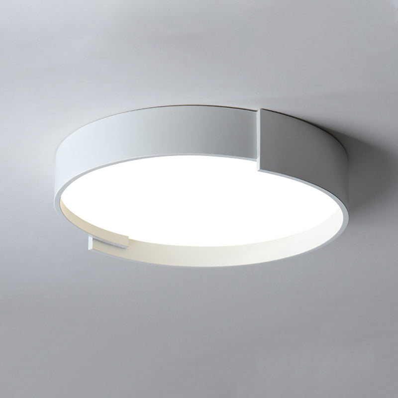 Doppelte LED-Deckenleuchte mit runder Metalloberfläche, moderne dimmbare Beleuchtung, Weiß, Grau, Grün, Gold, Wohnzimmer | Sansoti