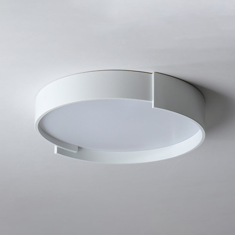 Doppelte LED-Deckenleuchte mit runder Metalloberfläche, moderne dimmbare Beleuchtung, Weiß, Grau, Grün, Gold, Wohnzimmer | Sansoti