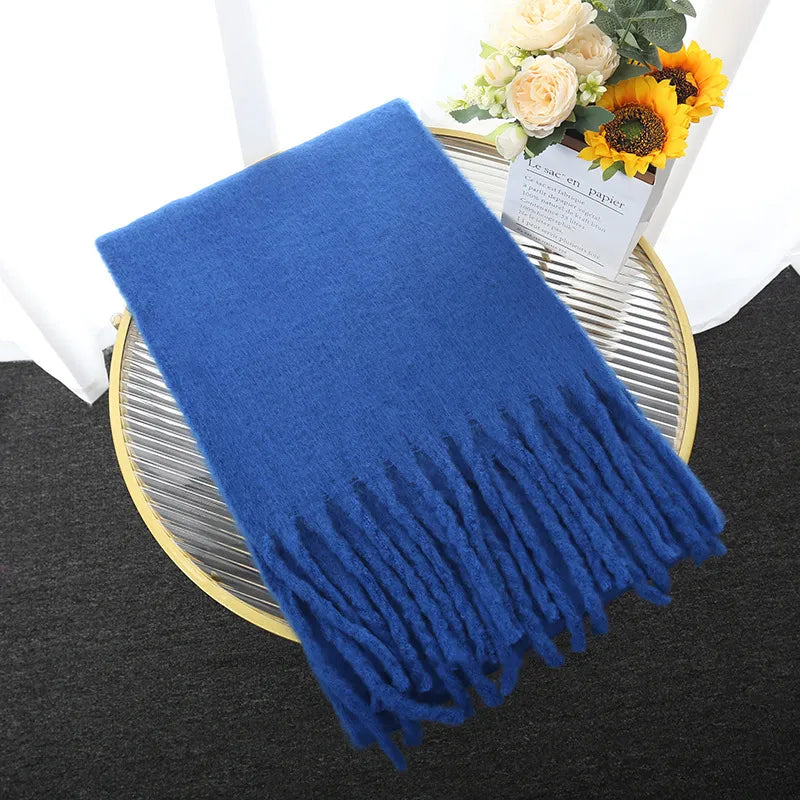 Kaschmirschal 240cm, weicher Winterschal für Damen und Herren, warmes Accessoire, Halstuch zum Wickeln für Herbst und Winter | Sansoti