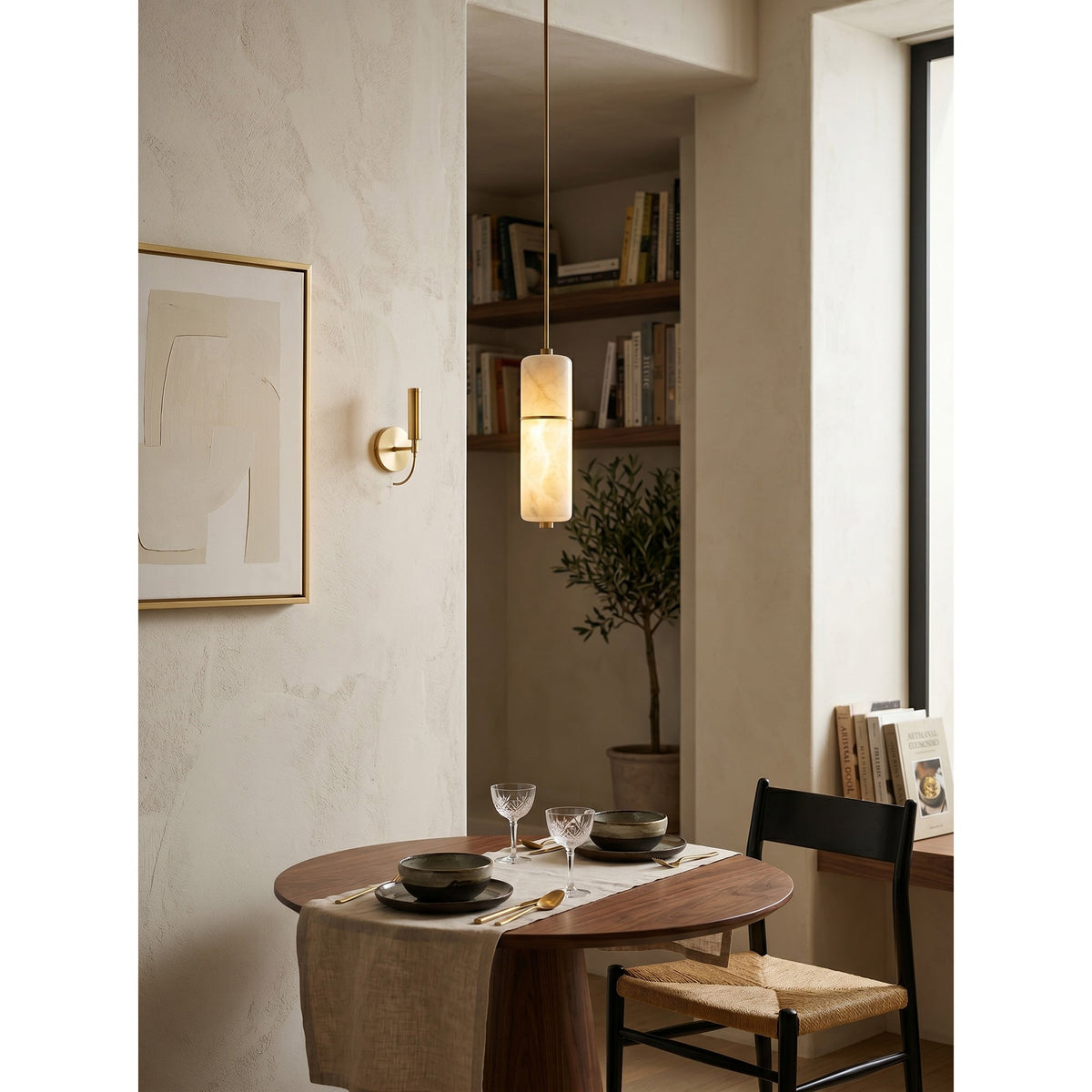 Kronleuchter Messing Alabaster LED Pendelleuchte 1-15 Leuchtpunkte Esszimmer Wohnzimmer Treppenhaus Stimmungsvolle Luxusbeleuchtung | Sansoti