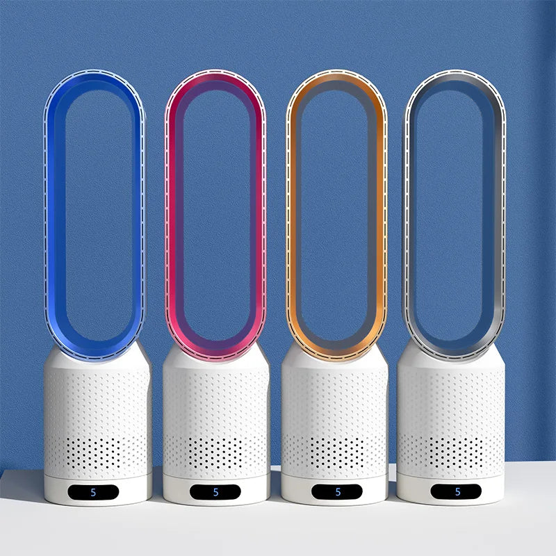 Draagbare Torenventilator 3-in-1 met Luchtzuivering Verneveling 90° Oscillatie 8 Standen Wit voor Huis en Kantoor | Sansoti