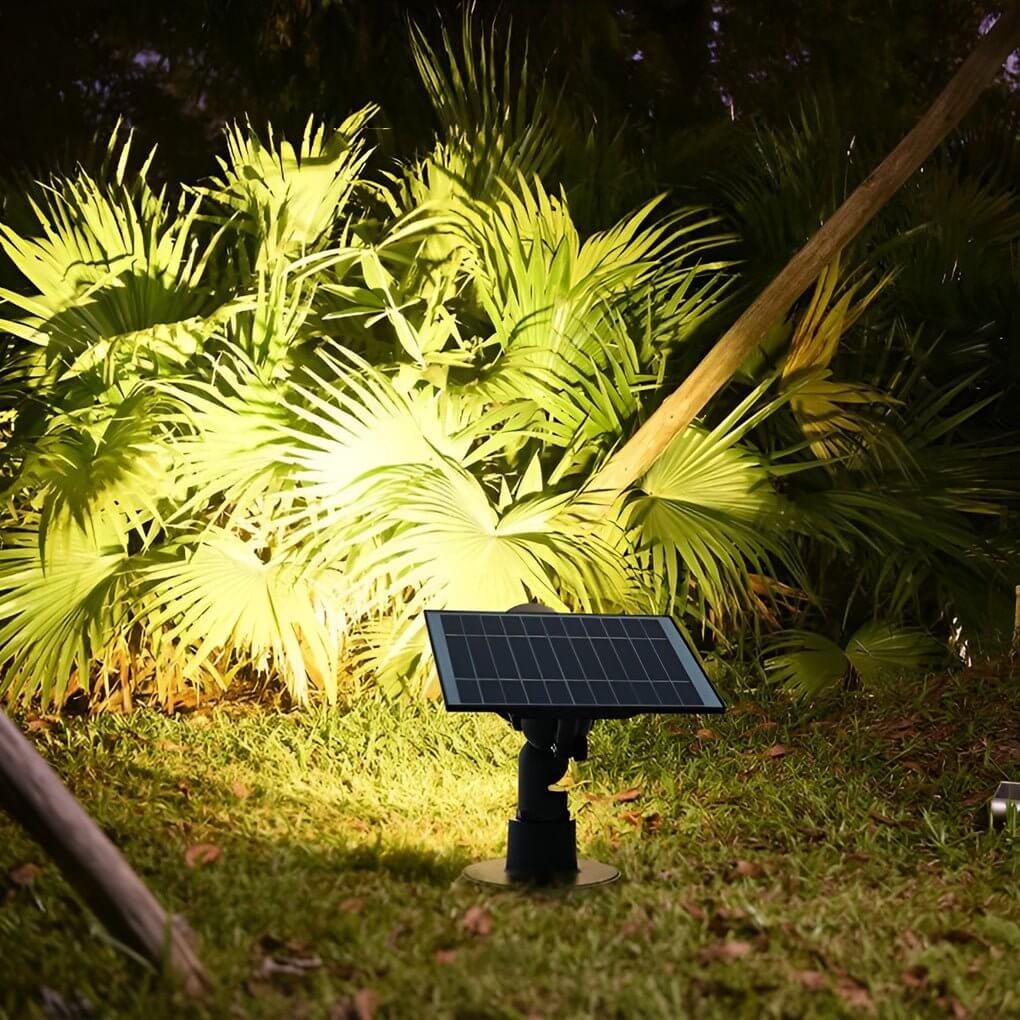 Solar Garden Spot LED RGB Outdoor Lamp IP65 Adjustable Head Aluminum Lawn Lighting | Sansoti