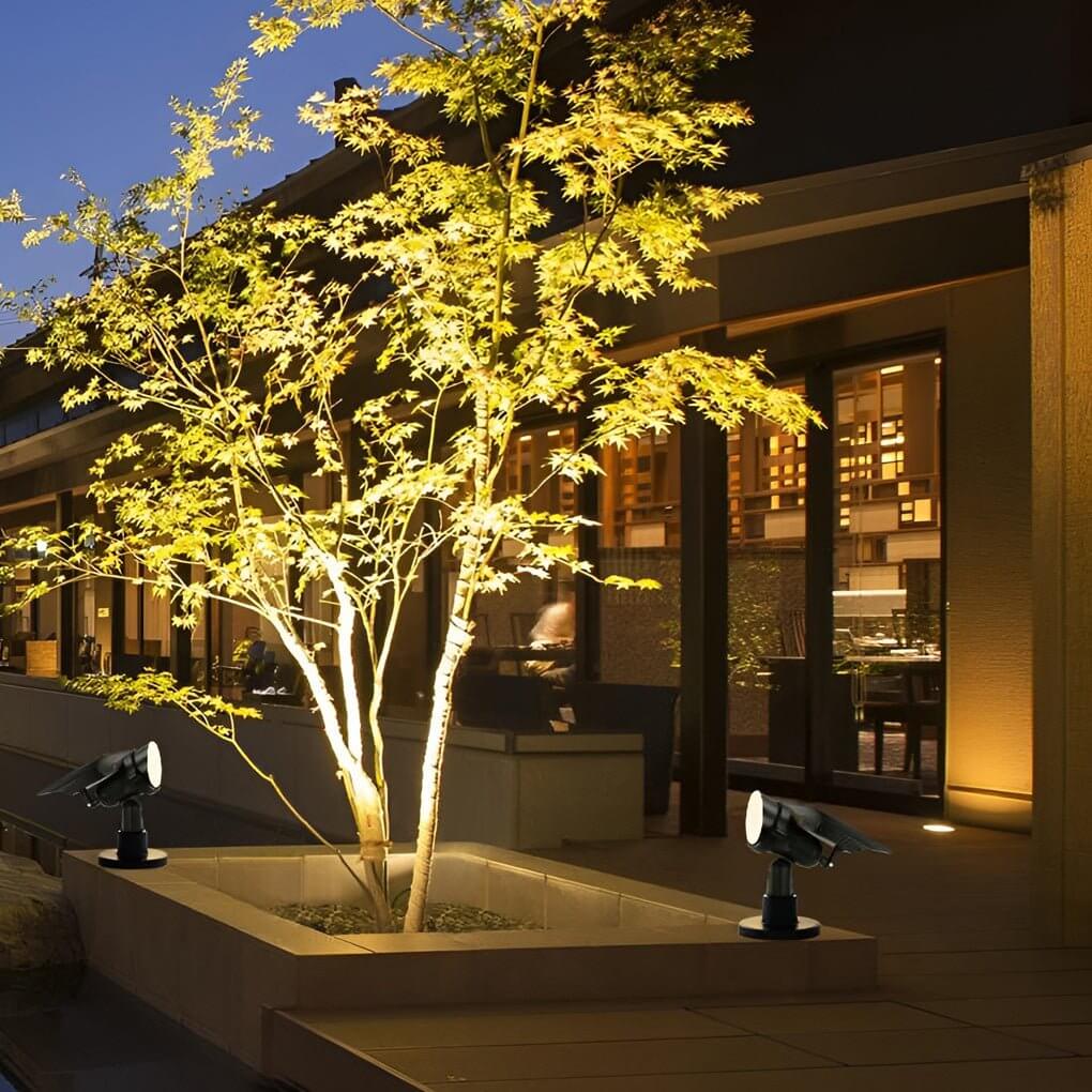 Solar Garden Spot LED RGB Outdoor Lamp IP65 Adjustable Head Aluminum Lawn Lighting | Sansoti