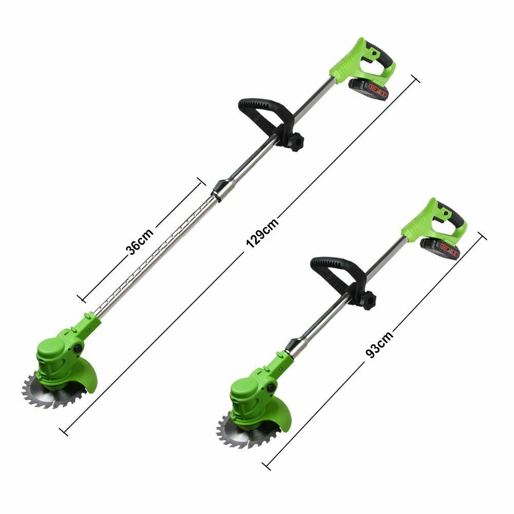 Battery Grass Trimmer Line 24V 600W – 140mm Cutting Width – 18000 rpm – 3.0Ah Battery – 70dB – 2-in-1 Edge Trimmer | Sansoti