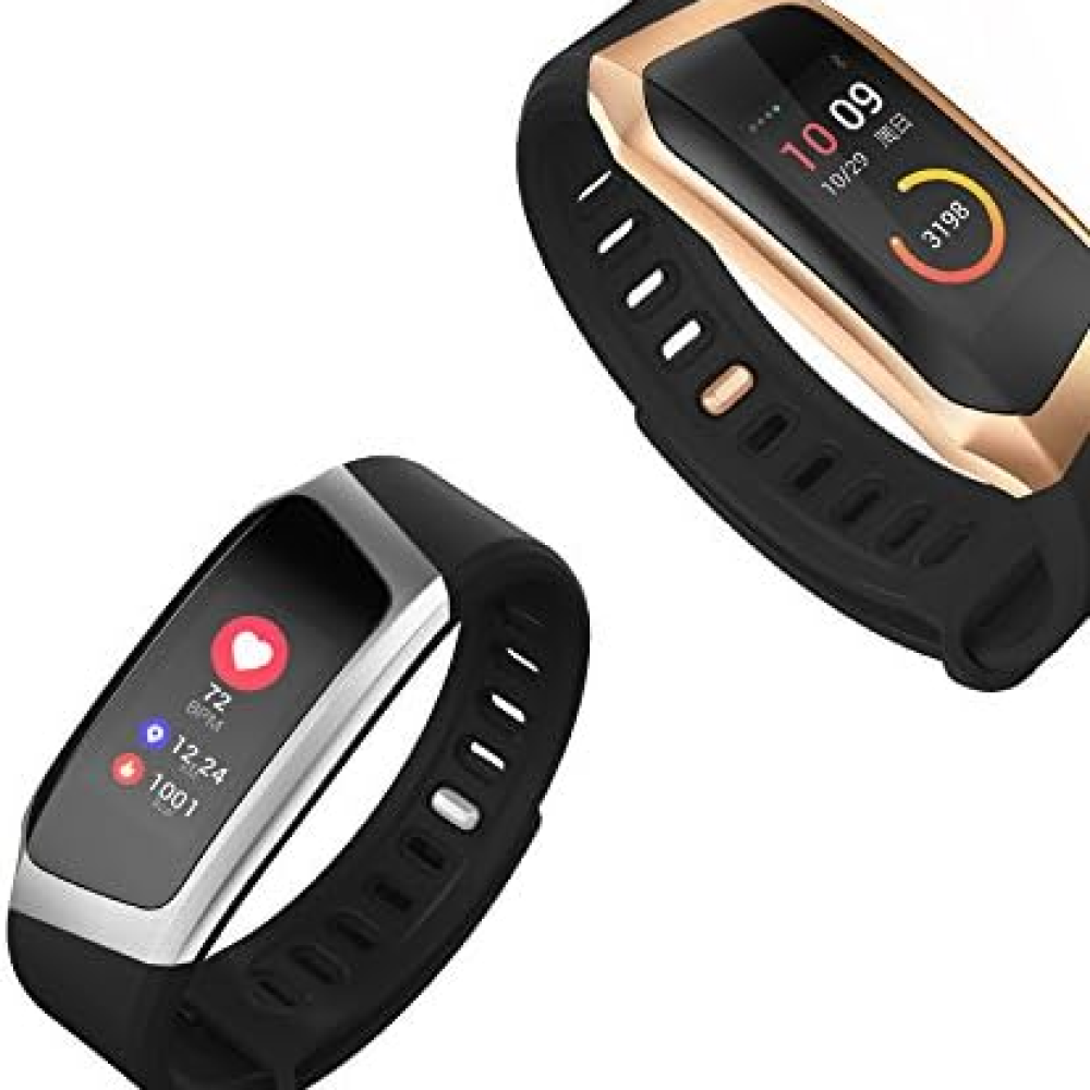 Slimme Fitness Tracker met Hartslagmeter en Bloeddrukfunctie - 24/7 Gezondheidsmonitoring & Sporttracking | Sansoti