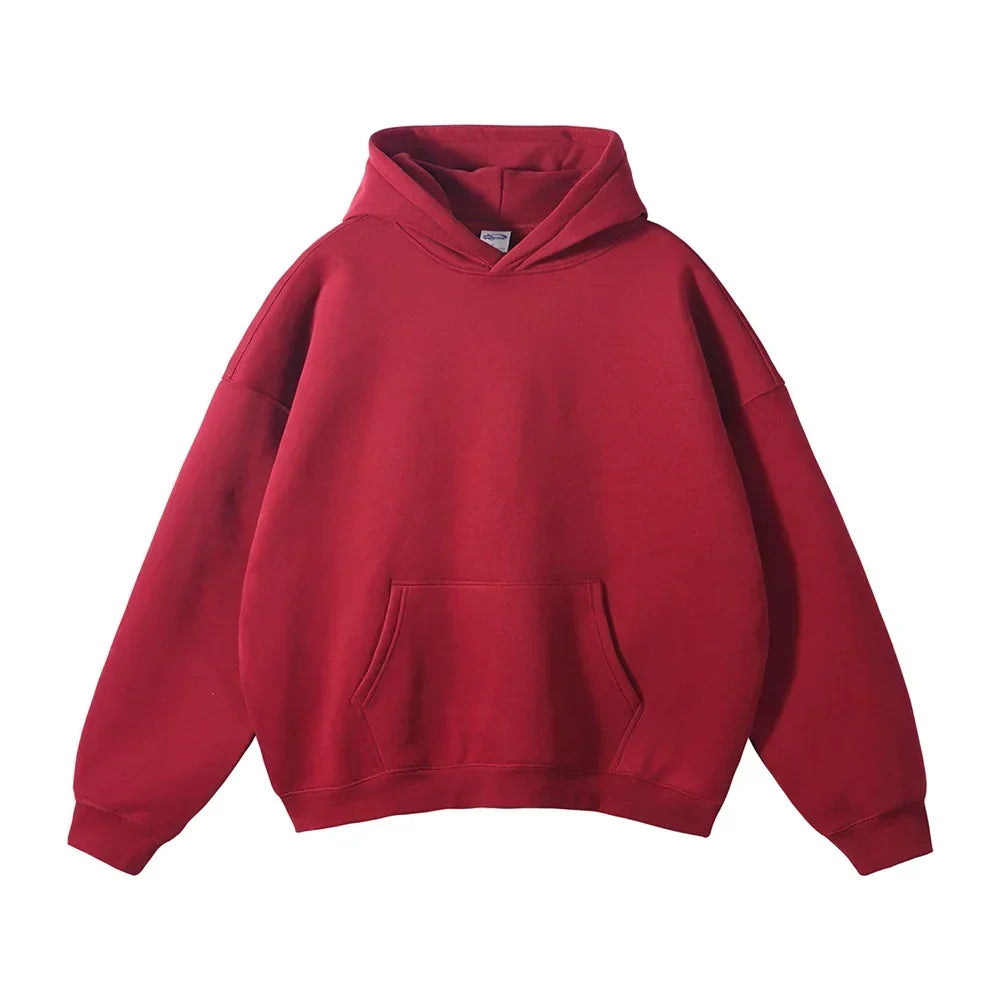 Men's Hoodie with Hood and Kangaroo Pocket - Relaxed Fit for Casual Style, Comfort, and Everyday Wear | Sansoti