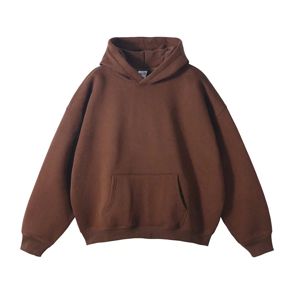 Men's Hoodie with Hood and Kangaroo Pocket - Relaxed Fit for Casual Style, Comfort, and Everyday Wear | Sansoti