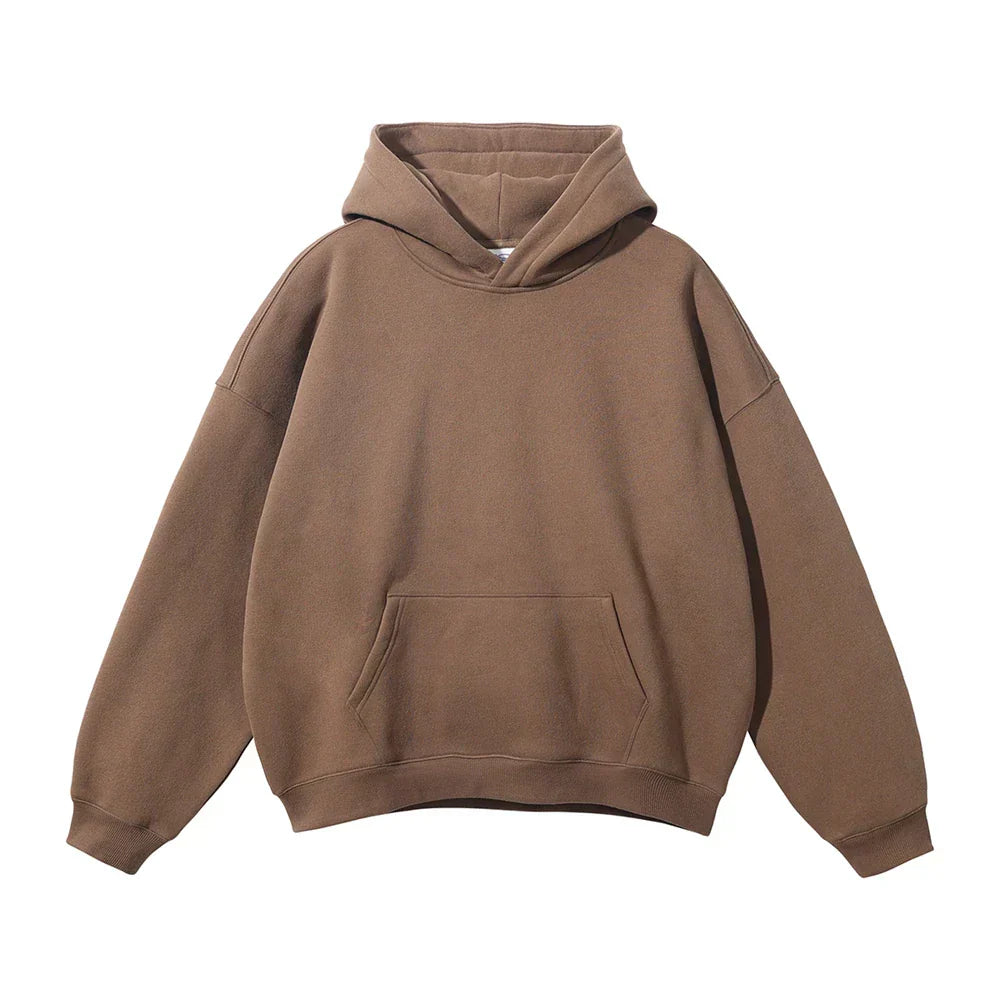Men's Hoodie with Hood and Kangaroo Pocket - Relaxed Fit for Casual Style, Comfort, and Everyday Wear | Sansoti