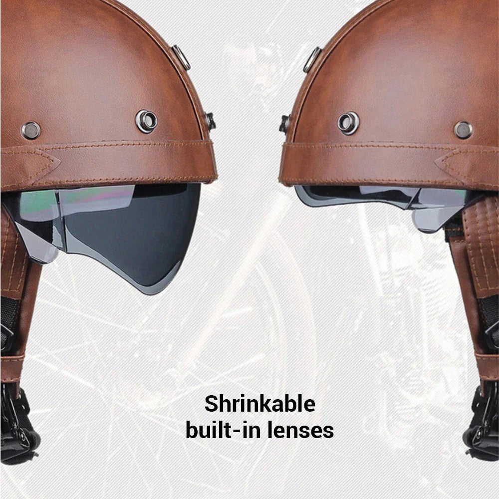 Klassieke Retro Motorhelm ABS Constructie Snelsluiting Geschikt voor Dagelijks Gebruik Touren Comfortabele Pasvorm | Sansoti