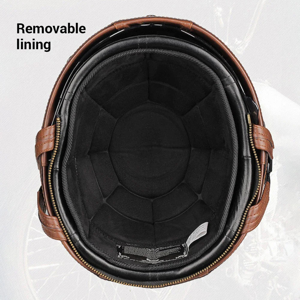 Klassieke Retro Motorhelm ABS Constructie Snelsluiting Geschikt voor Dagelijks Gebruik Touren Comfortabele Pasvorm | Sansoti