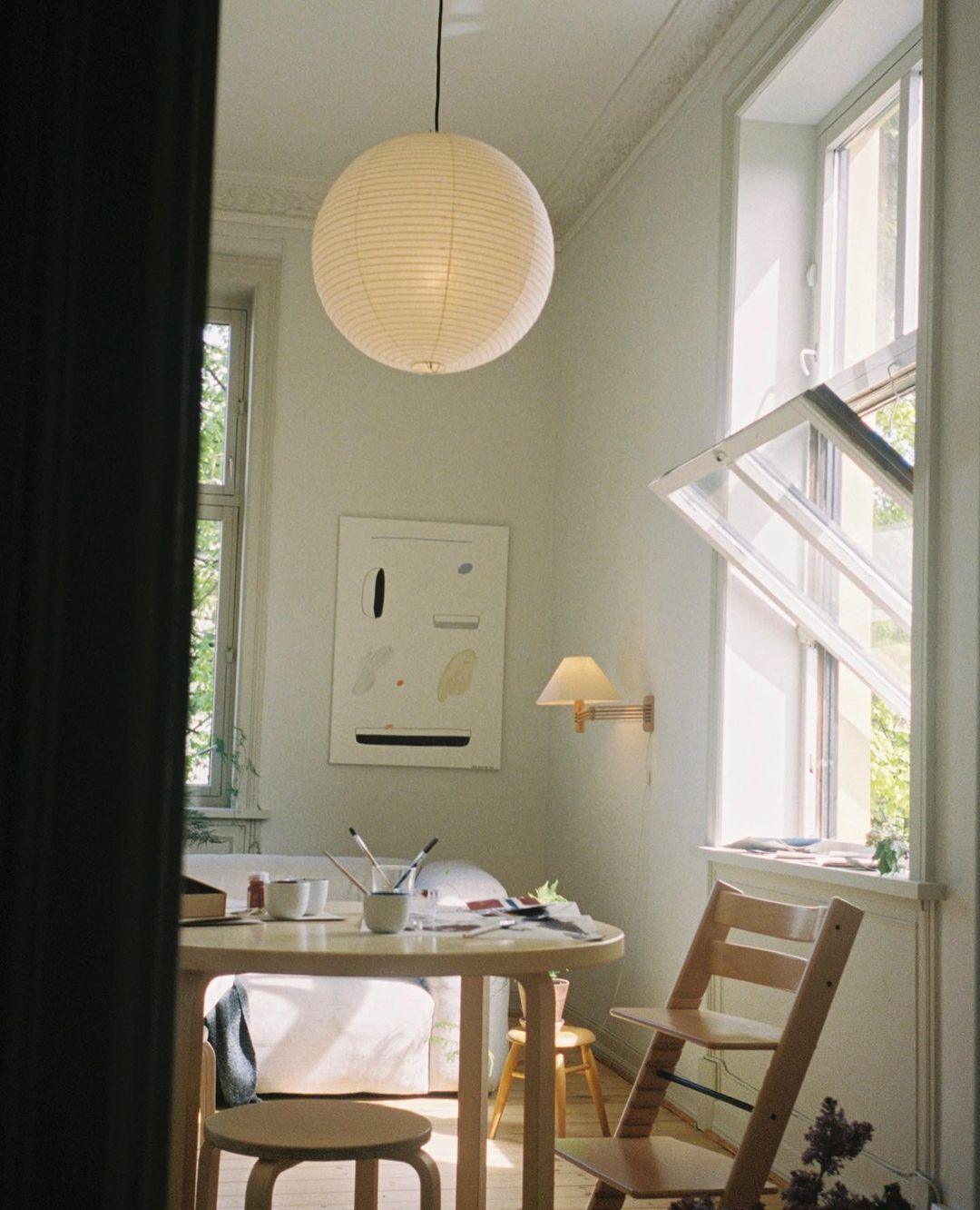 Japanse Mulberry Paper Hanglamp — Handgemaakte Washi Lampenkap Bol Sfeerverlichting | Sansoti
