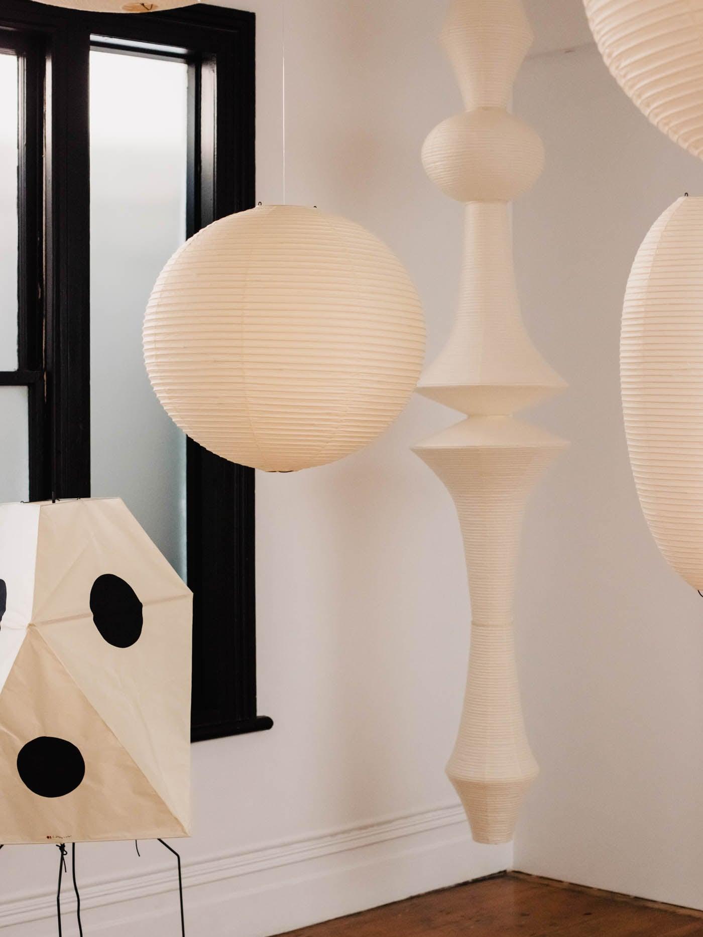 Japanse Hangende Papieren Lamp Zeven Formaten E26/E27 ø33-ø43cm 150-460cm Hoogte Mulberry Washi Moerasschors Translucide Kap Met Handgemaakt Karakter | Sansoti