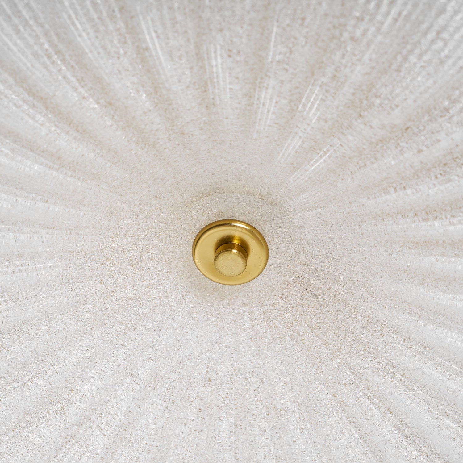 Glazen Plafondlamp met Geribbelde Textuur – Warm Dimbaar Licht voor Slaapkamer en Woonkamer – ø 20 tot 50 cm | Sansoti