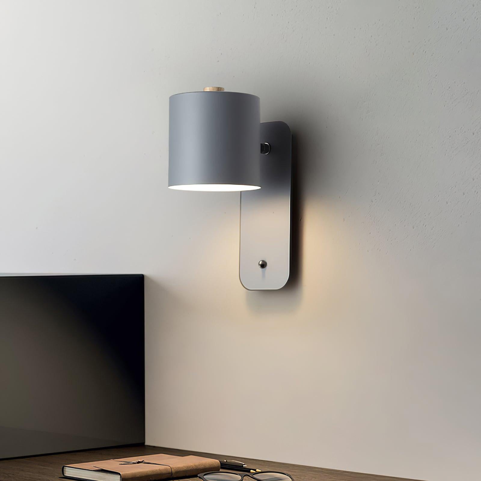 Draaibare Wandlamp Oplaadbaar USB-C 350° Rotatie Dimbaar Touch 4 Kleuren | Sansoti