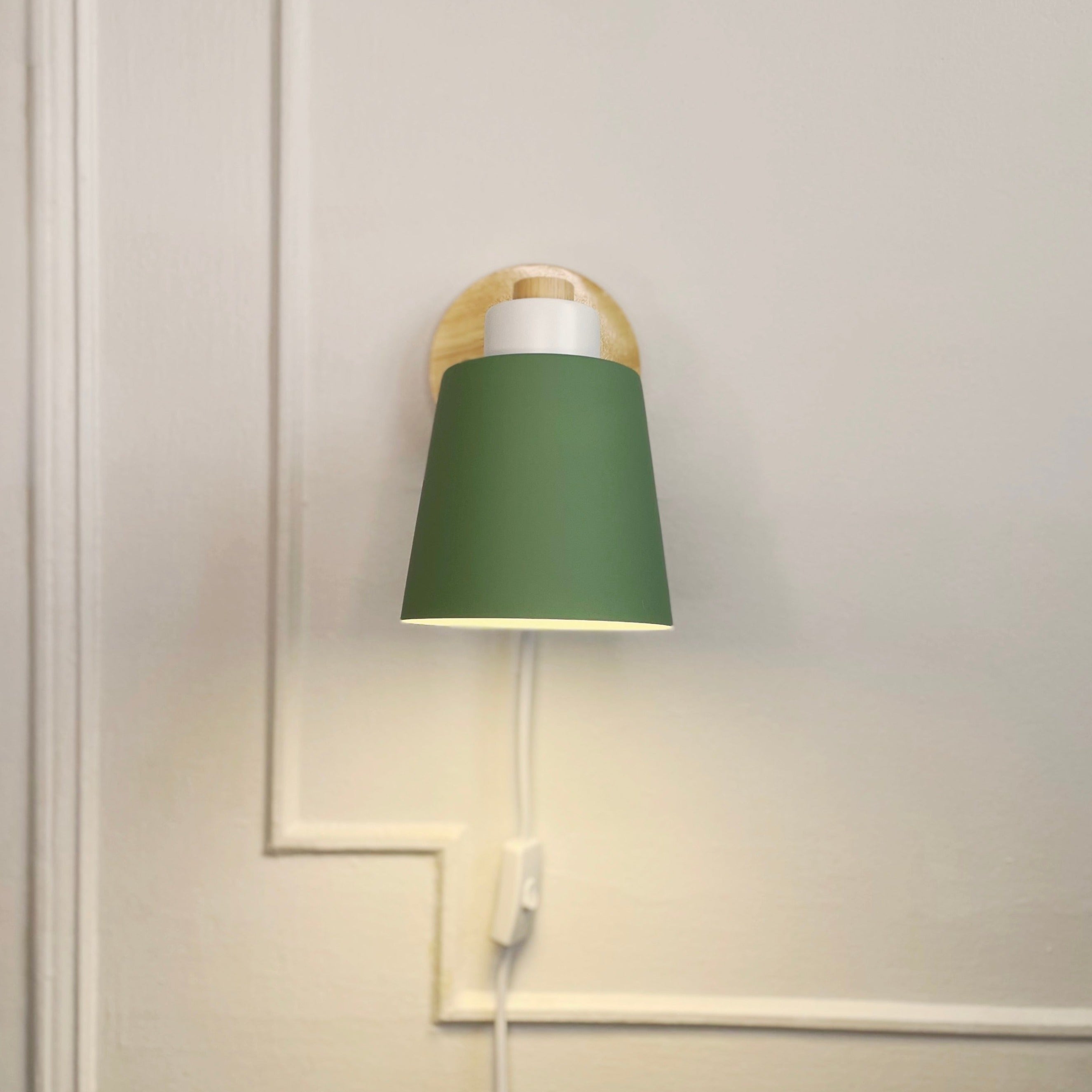 Wandlamp Hout Metaal Draaibaar E27 Leeslamp Slaapkamer Woonkamer Scandinavisch | Sansoti