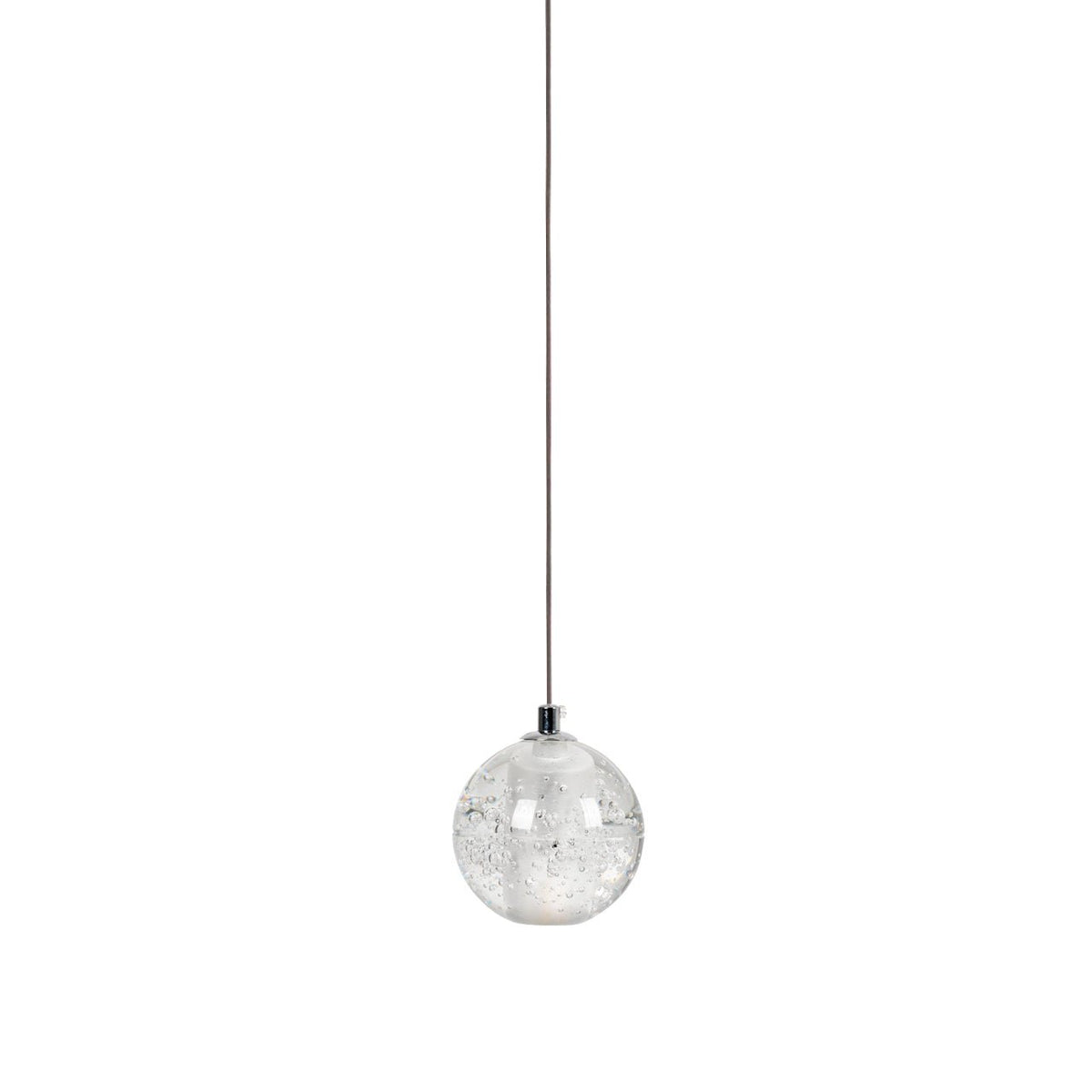Crystal Cluster Pendant Lights Multiple Spheres Chrome Ceiling Lighting Modern Design Dining Room Living Room | Sansoti