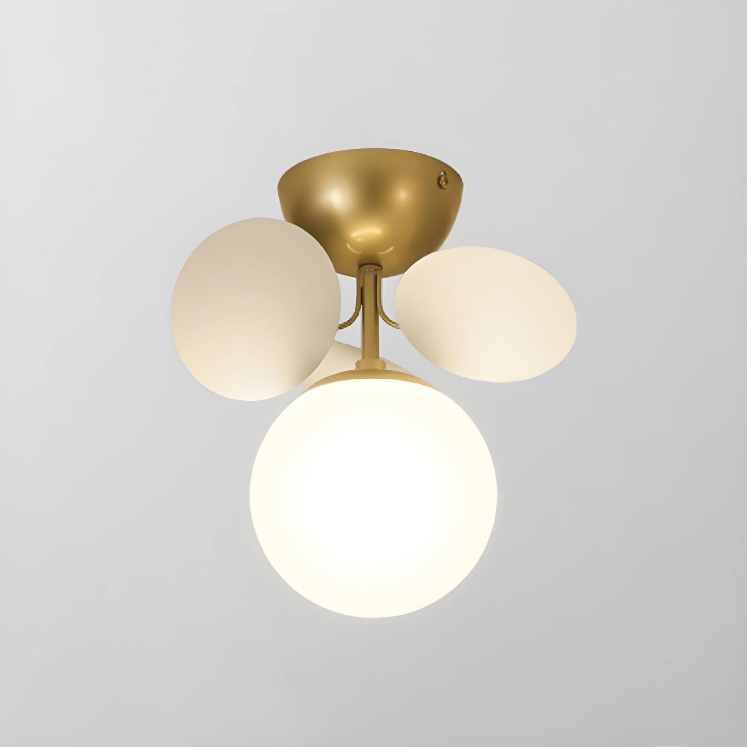 Ronde Plafondlamp met Acryl Bladeren – Macaron Pastelkleuren – 1, 4, 6 of 8 Lichtpunten – G9 Fitting – Scandinavisch Design voor Kinderkamer, Woonkamer en Kantoor | Sansoti