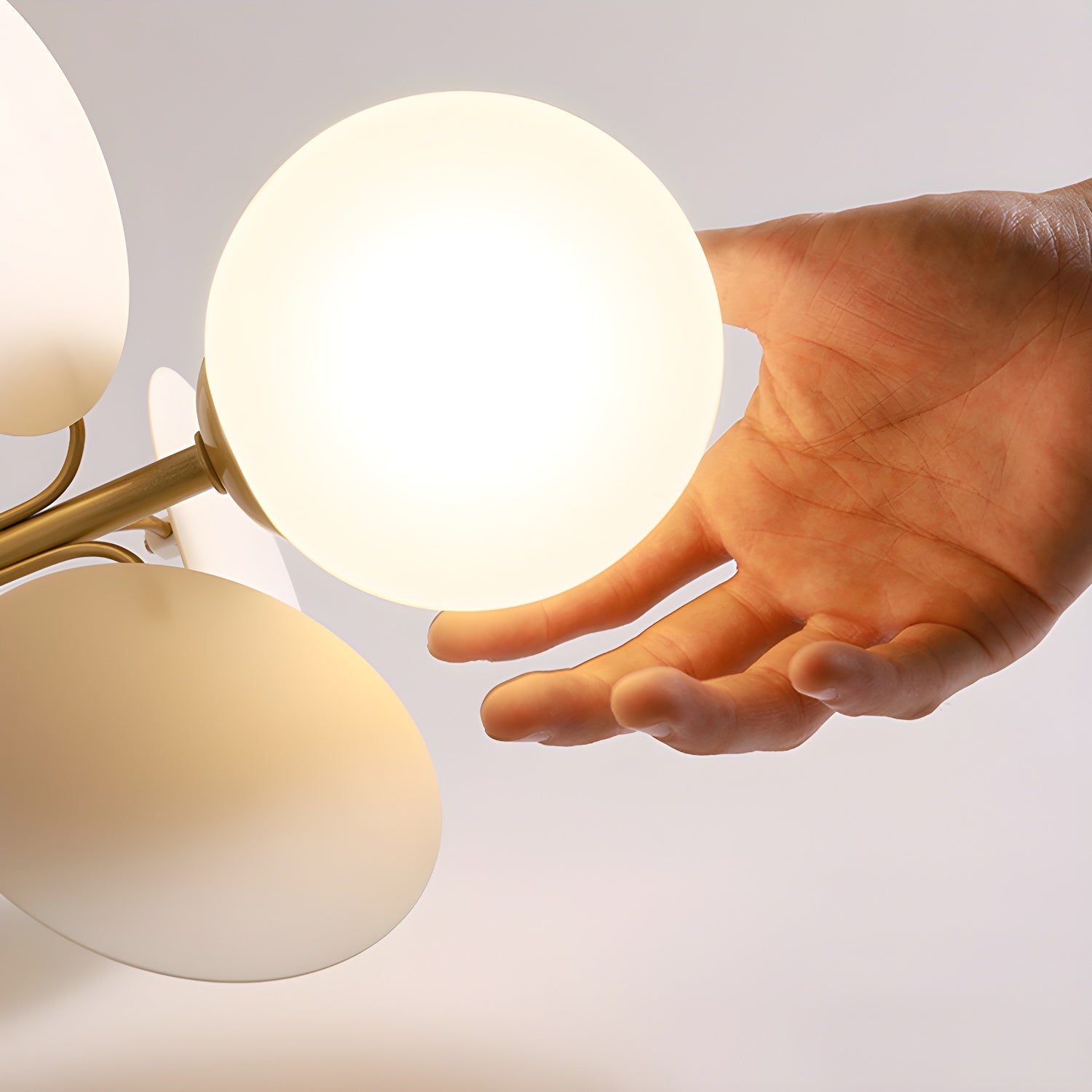 Ronde Plafondlamp met Acryl Bladeren – Macaron Pastelkleuren – 1, 4, 6 of 8 Lichtpunten – G9 Fitting – Scandinavisch Design voor Kinderkamer, Woonkamer en Kantoor | Sansoti