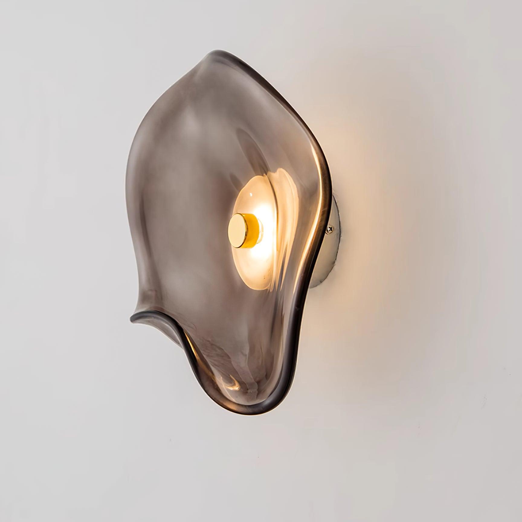 Applique Murale Verre LED 3000K Ambre Design Organique Salle de Bain Salon Éclairage Mural Moderne Lampe d'Ambiance Résistante à l'Humidité | Restfield