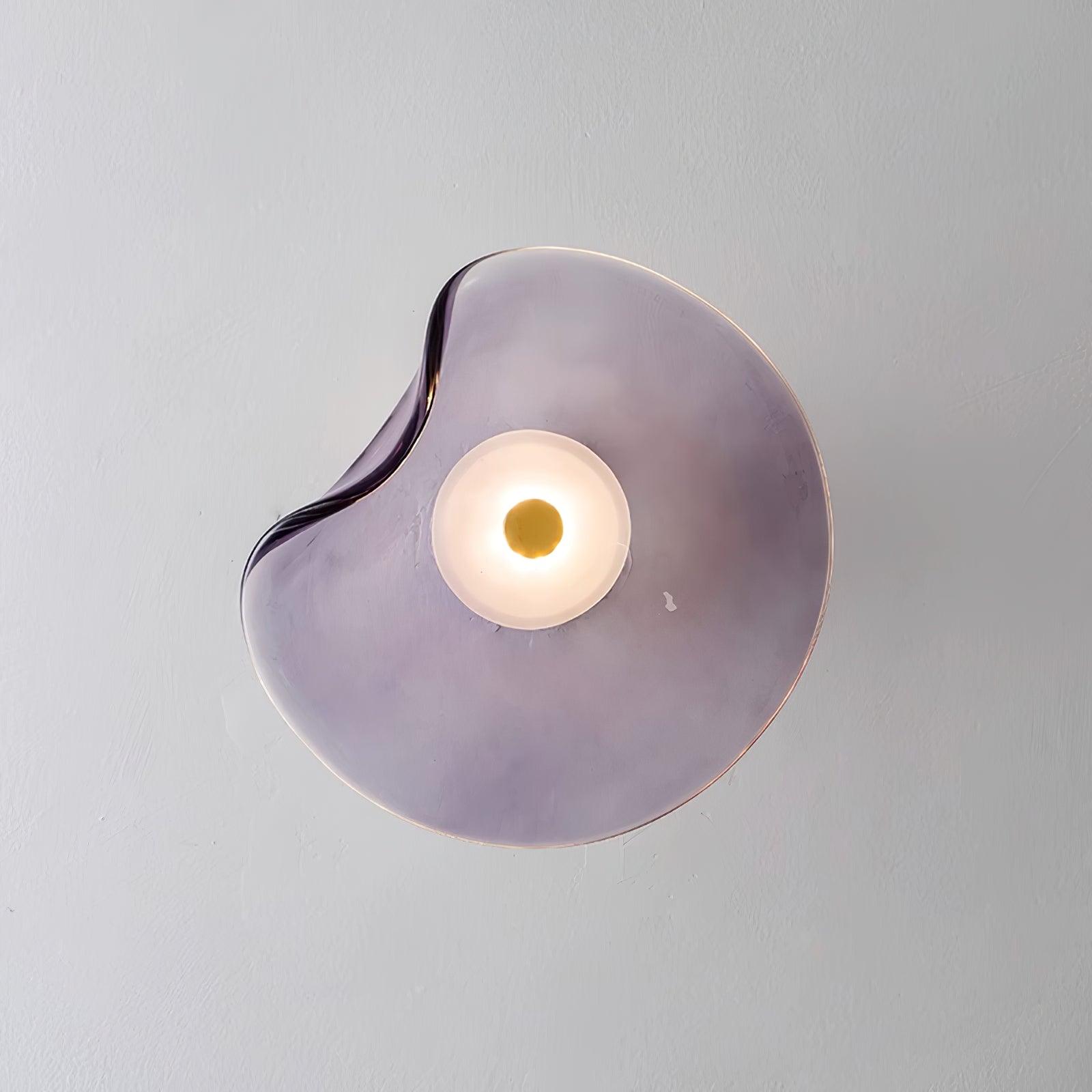 Applique Murale Verre LED 3000K Ambre Design Organique Salle de Bain Salon Éclairage Mural Moderne Lampe d'Ambiance Résistante à l'Humidité | Restfield