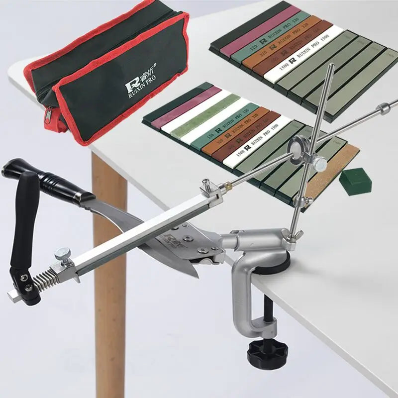 Professionele Messenslijper met Verstelbare Hoek – Ergonomisch en Veilig voor Alle Mestypen – Milieuvriendelijk Aluminiumlegering Design | Sansoti