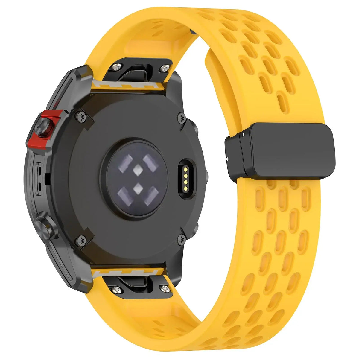 Bracelet de smartwatch en silicone respirant QuickFit, bracelet de sport de remplacement 20 mm 22 mm 26 mm, accessoire pour montre | Sansoti