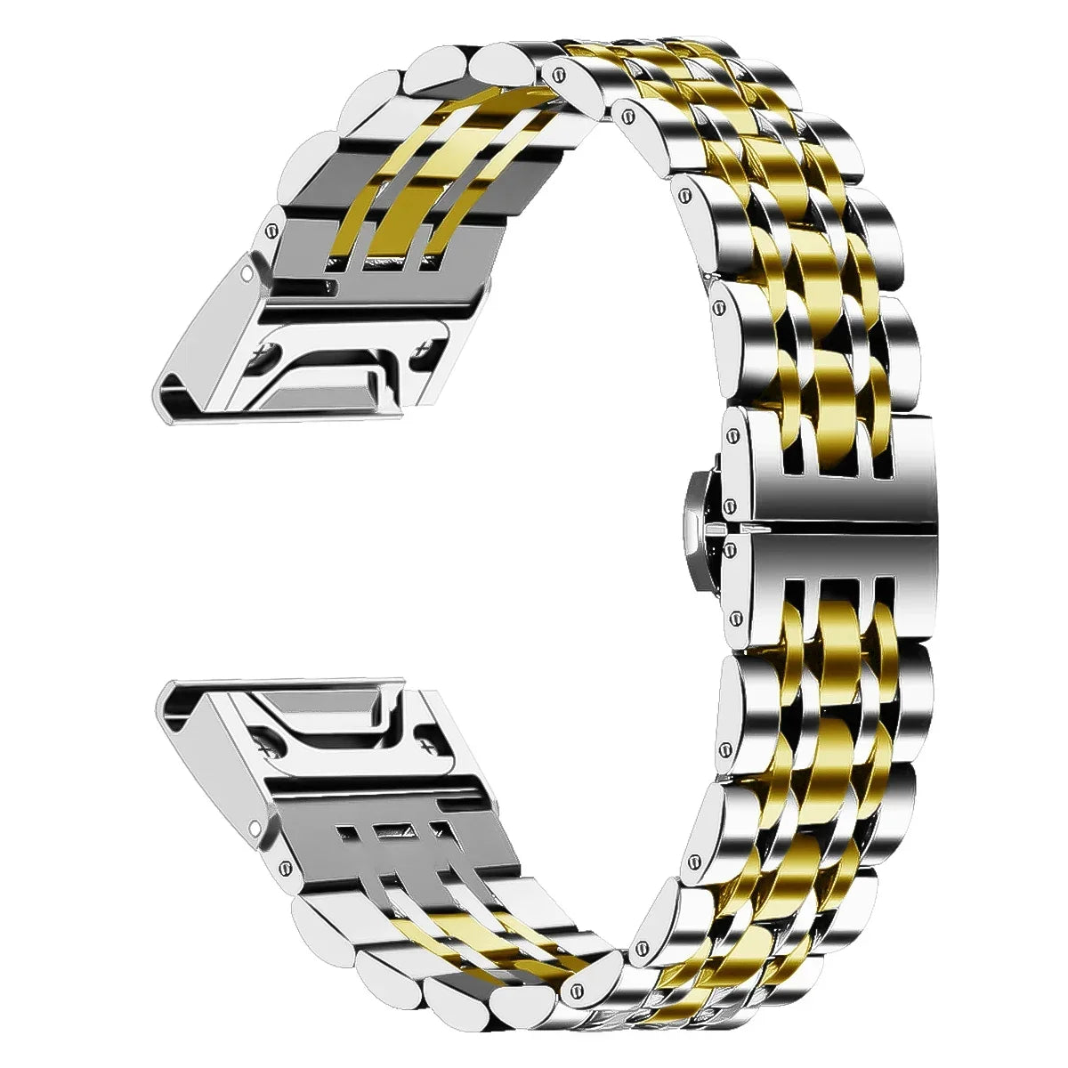 Bracelet de montre en acier inoxydable à maillons, métal, 20 mm 22 mm 26 mm, pour smartwatch, accessoire universel de remplacement | Sansoti
