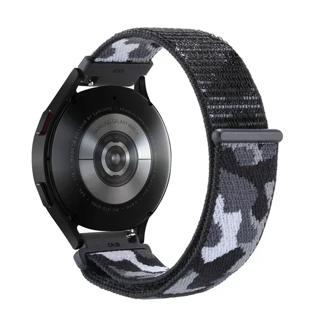 Verstellbares Nylon-Sportarmband für Smartwatches, 20 mm, 22 mm, atmungsaktives Armband, Sportuhr, leicht, Fitness | Sansoti